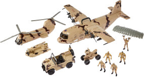 Игровой набор ZIPP Toys Z military team Военный самолет
