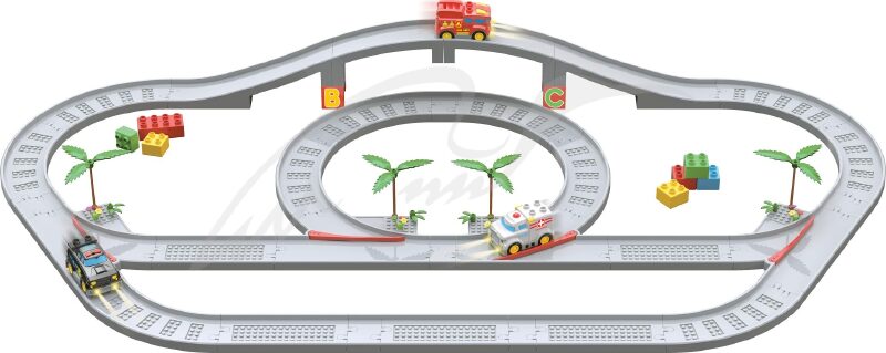 Ігровий набір ZIPP Toys Електричний автотрек "Міські служби порятунку" Модель 1