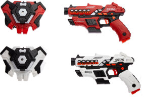 Набір лазерної зброї Canhui Toys Laser Guns CSTAG BB8913F (2 пістолети + 2 жилети)